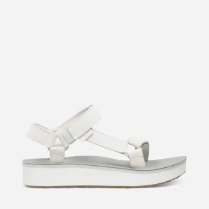 Teva Midform Universal Leather Damen Sandalen Weiß/Grau (Österreich)